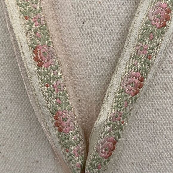 Vintage Victorian Style Brass Heart Pendant with Ribbon Choker Necklace Handmade - Picture 6 of 10